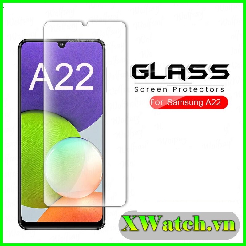 Cường lực Samsung Galaxy A22 4G 5G M62 F62 trong suốt