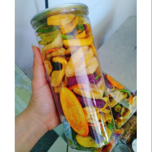 Trái cây sấy xuất khẩu lon pet