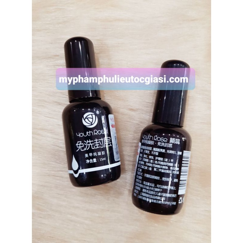 Top Coat Phủ Bóng chuyên dụng cho dân làm nail HOA HỒNG YOUTH ROSE.