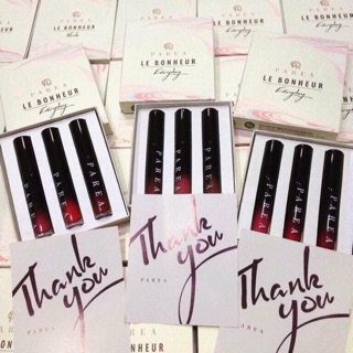 Set 3 thỏi son Chu Lipstick