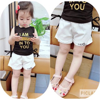 Quần Sooc Jean Cho Bé Gái (Size đại 19-32kg)