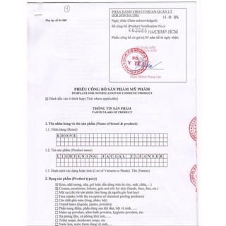 Sữa rửa mặt Kbone