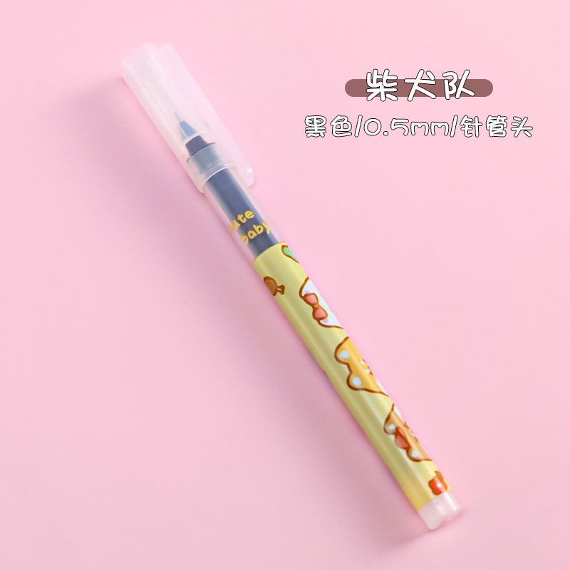 Bút Mực Gel Dạng Lỏng Nhanh Khô Sức Chứa Lớn Họa Tiết Hoạt Hình Dễ Thương Cho Học Sinh / Văn Phòng