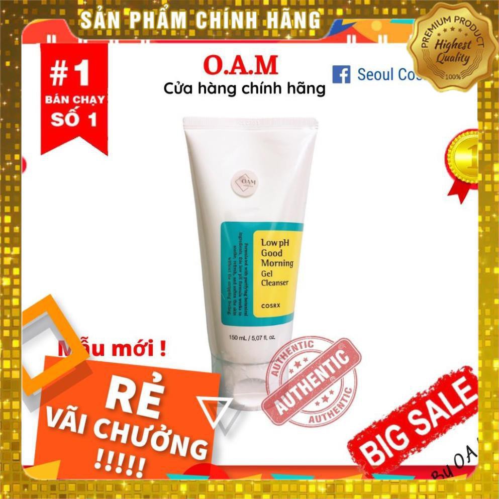 Sữa rửa mặt Cosrx Low PH Good Morning Gel Cleanser dạng gel chiết từ dầu cây trà