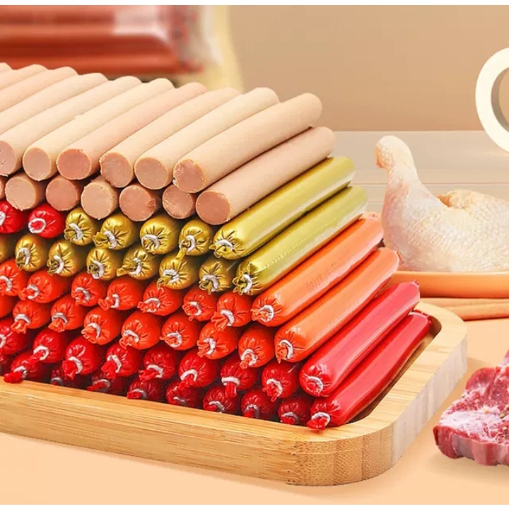 Xúc Xích Cho Chó Mèo Hamster Thú Cưng Dinh Dưỡng Giàu Vitamin, Đạm Masti - Hàng chuẩn Date mới Thơm ngon