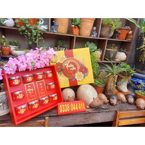 [Quà tết] Hộp mứt Tết, Hộp quà Tết +Túi | BigBuy360 - bigbuy360.vn
