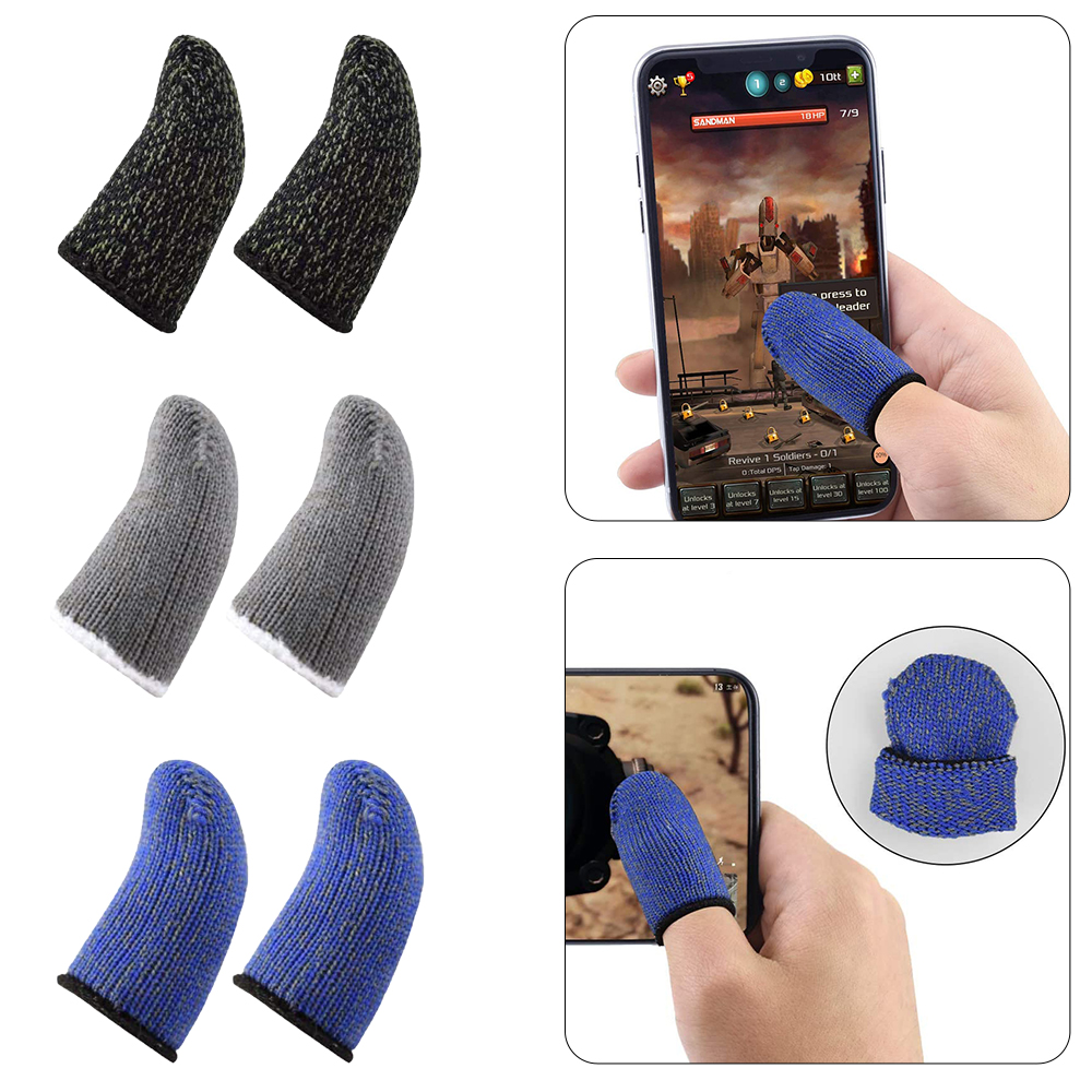 Set 2 vỏ bọc ngón tay điều khiển chơi game trên điện thoại Android IOS chất lượng cao | BigBuy360 - bigbuy360.vn