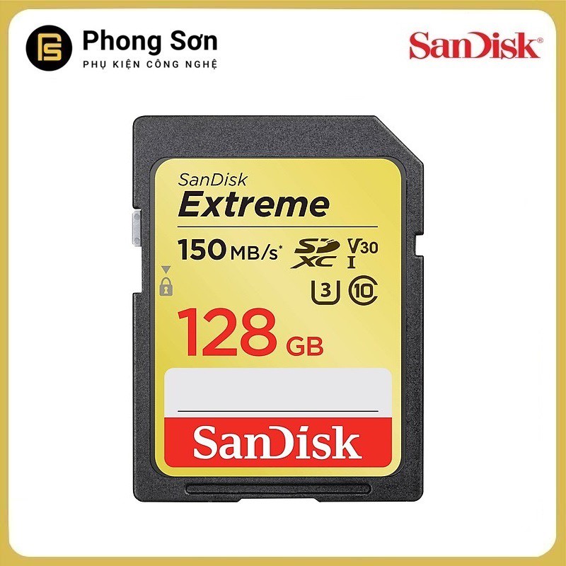 Thẻ nhớ SDXC128GB Extreme 150mb/s UHS-1 Sandisk