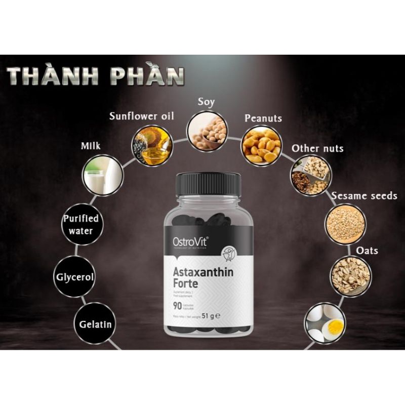 THỰC PHẨM SỨC KHỎE ASTAXANTHIN - TĂNG CƯỜNG ĐỀ KHÁNG, ĐẸP DA CỦA OSTROVIT  TẠI WHEYSINHVIEN.COM