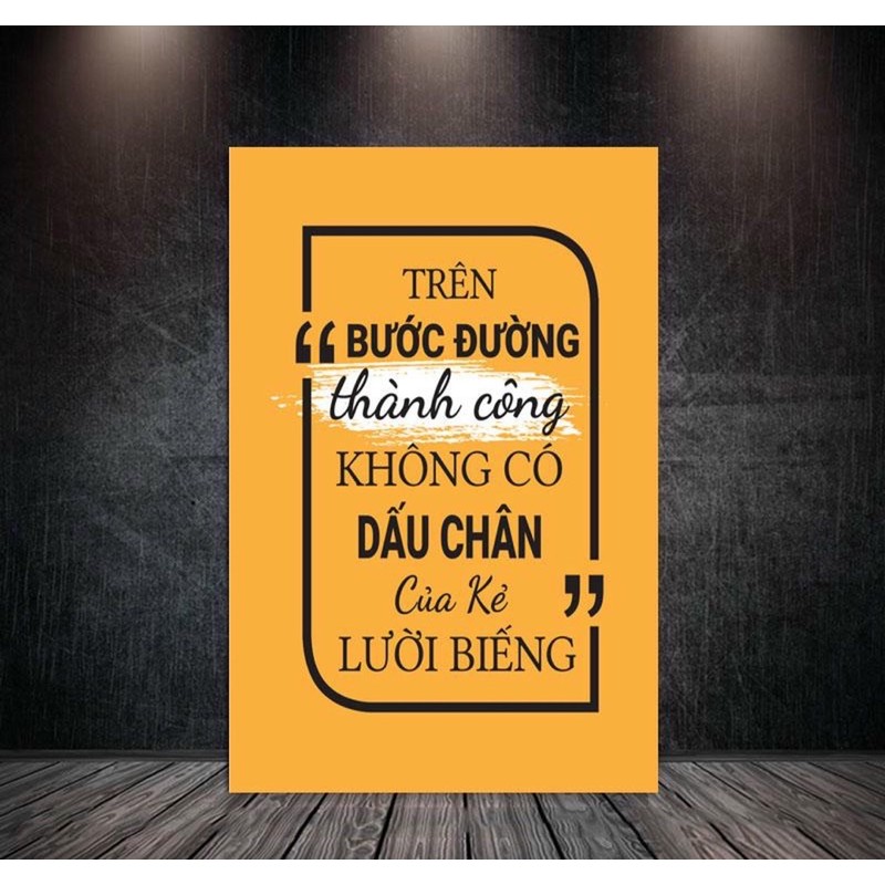 Tranh động lực decal bồi fomex 5mm rẻ-đẹp