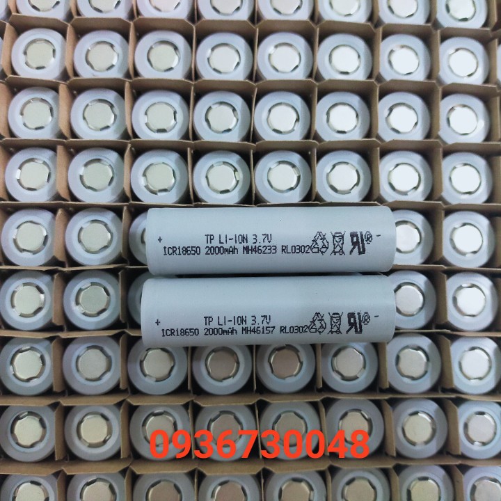 (pin mới) Pin Lithium 18650 -2000mah - 10c xả 20a