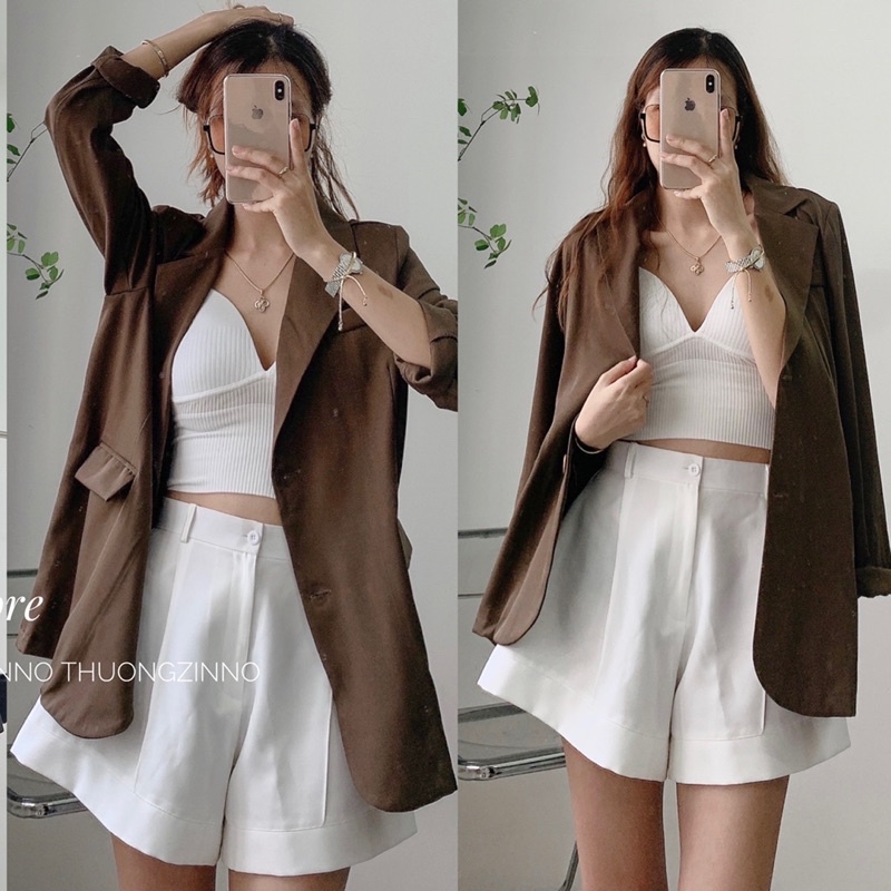 [Ảnh thật/Video] Áo bra đan dây - áo bra tập - bra viền ren