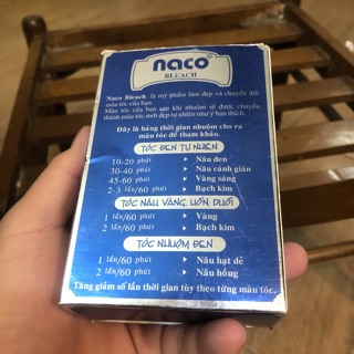 Thuốc Tẩy Tóc NACO BLEACH