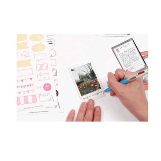 Combo 6 tờ giấy sticker, nhãn dán ghi chú lên ảnh