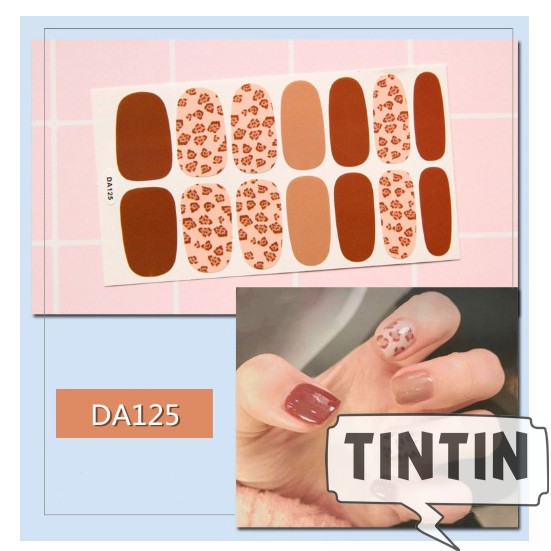 14 nhãn dán trang trí móng tay chống thấm nước phong cách Hàn Quốc TINTIN NAIL03