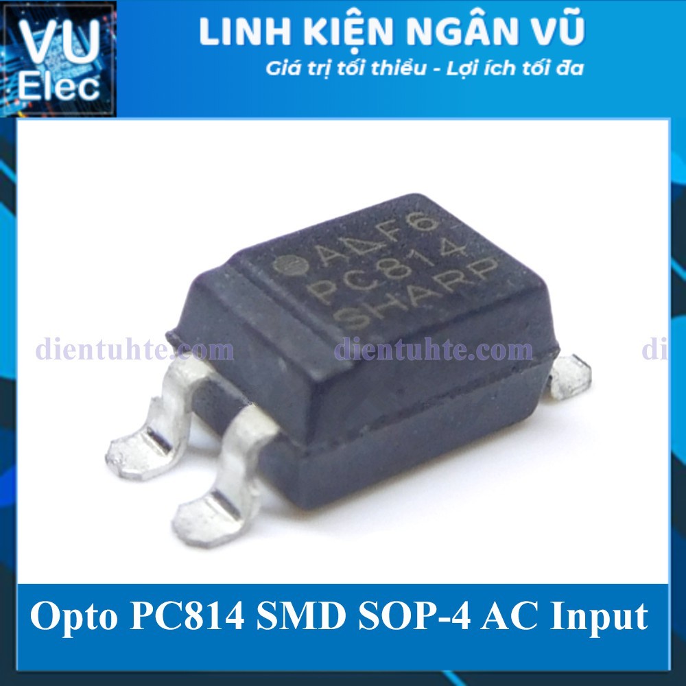 Opto cách ly quang PC814 SOP-4 SHARP loại tốt