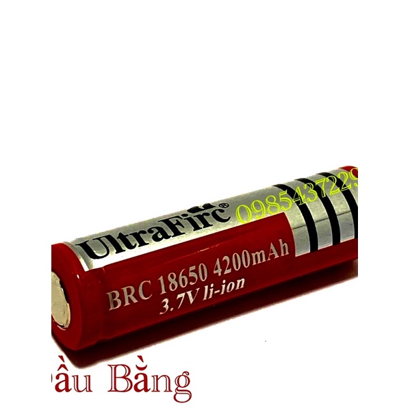 Pin siêu sáng Cell 18650 dòng xả 4200mAh 3.7V