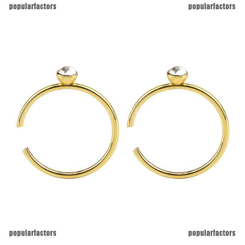 Set 40 Khuyên Mũi Bằng Thép Không Gỉ Đính Đá Cá Tính