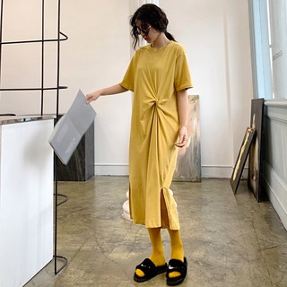 Đầm xoắn eo