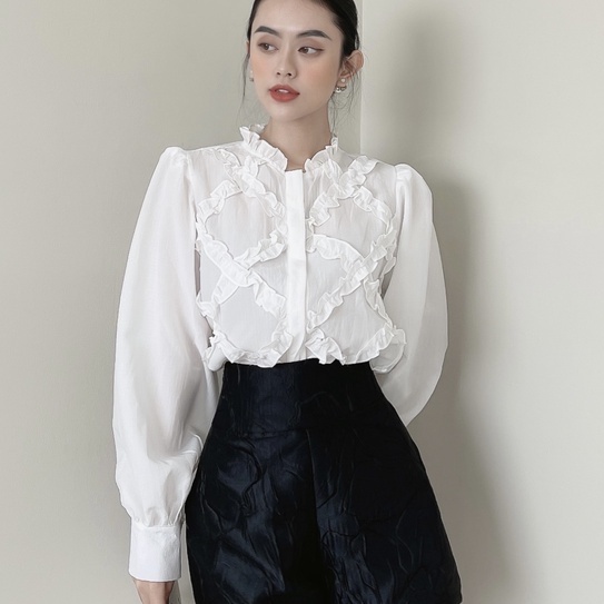 [BBSTORE'S] Áo Tay DÀI Phối Ren -A809