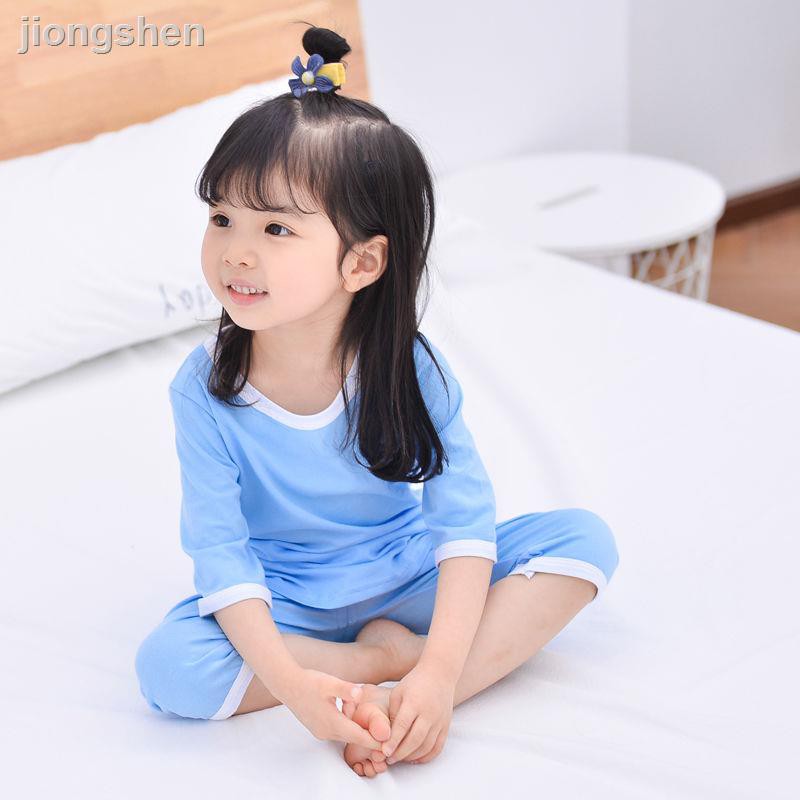 Bộ Đồ Ngủ Cotton Mùa Hè 2018 Cho Bé Trai / Gái Mới