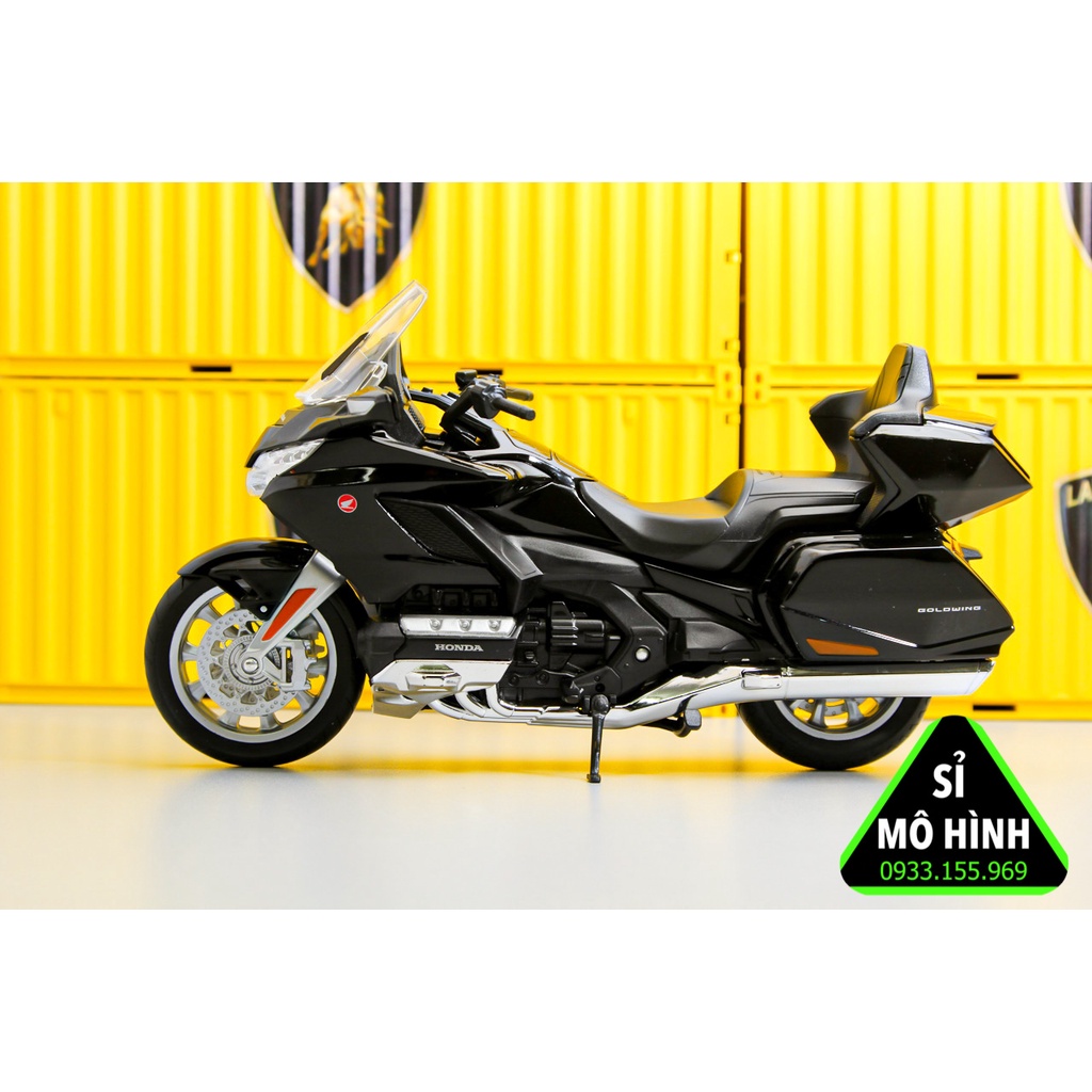 Mô hình xe moto Honda Gold Wing Welly 1:12