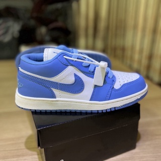 Giày jordan xanh dương cổ thấp , jd1 xanh lam thấp cổ full phụ kiện f11