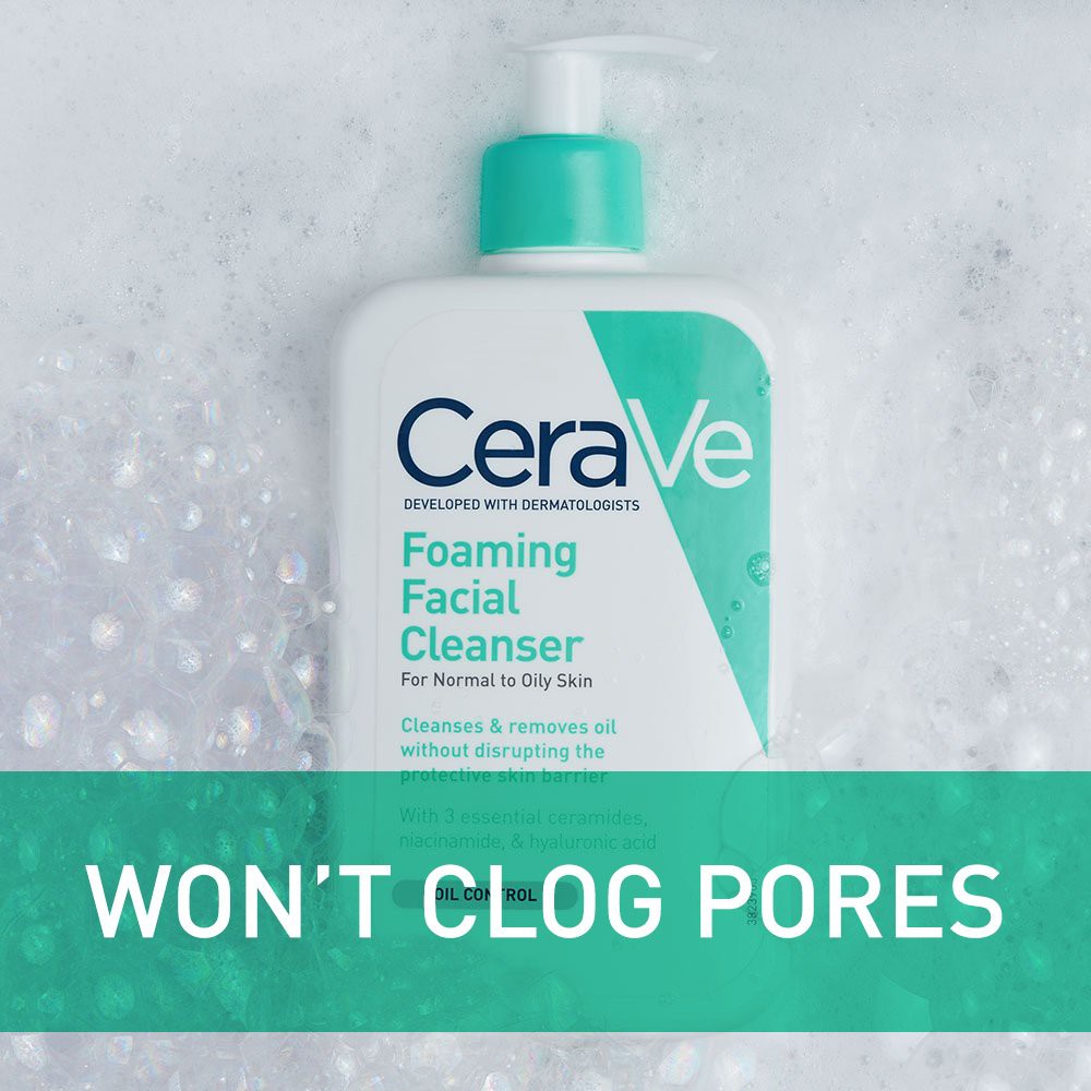 Sữa rửa mặt Cerave foaming facial cleanser cho da dầu , sửa rửa mặt da dầu Cerave foaming facial cleanser luckily1702