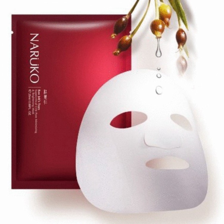 Miếng Lẻ Mặt Nạ Naruko Ý Dĩ Thu Nhỏ Lỗ Chân Lông và Làm Sáng Da Raw Job's Tears Pore Minimizing&Brig