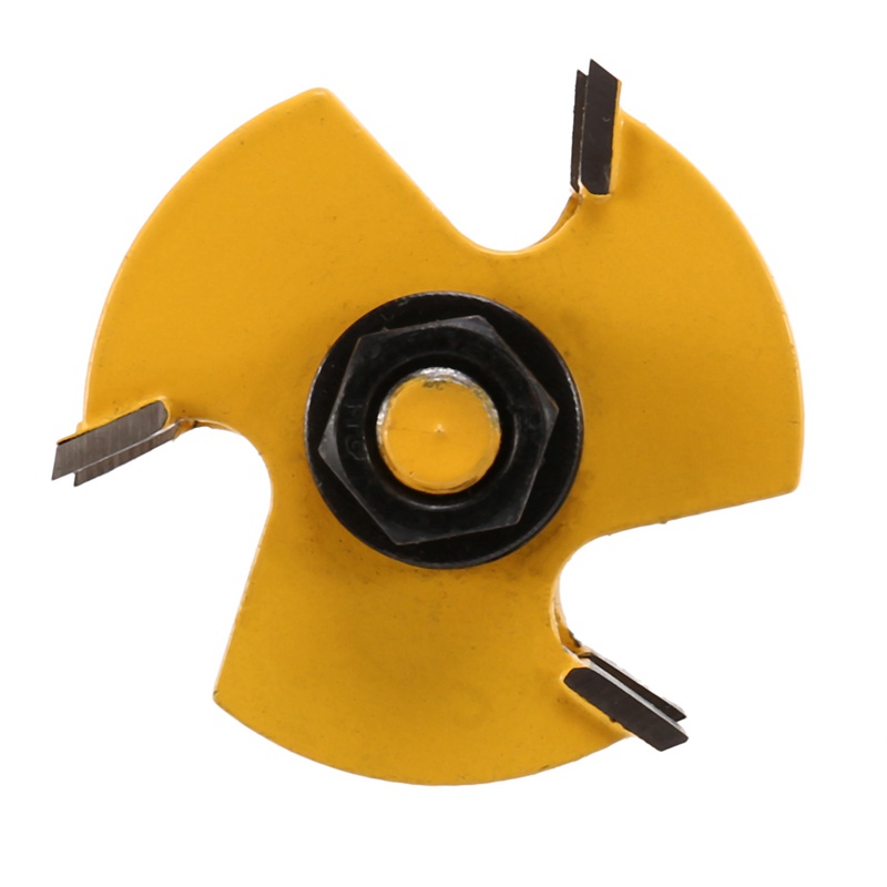 Bộ 3 Mũi Phay Router 3 Răng Chữ T 45 Độ Chuyên Dụng Chế Biến Gỗ