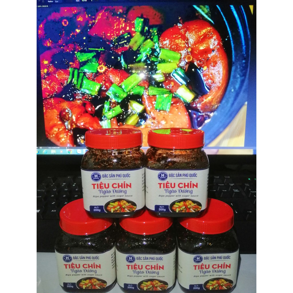 Tiêu chín ngào đường - H Pepper - Hộp 200g - Đặc sản Phú Quốc | BigBuy360 - bigbuy360.vn