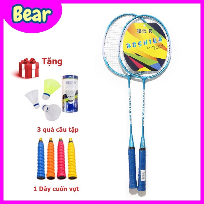 Vợt cầu lông BOSHIKA cặp 2 vợt cầu lông hợp kim nhôm_bear.bear.vn