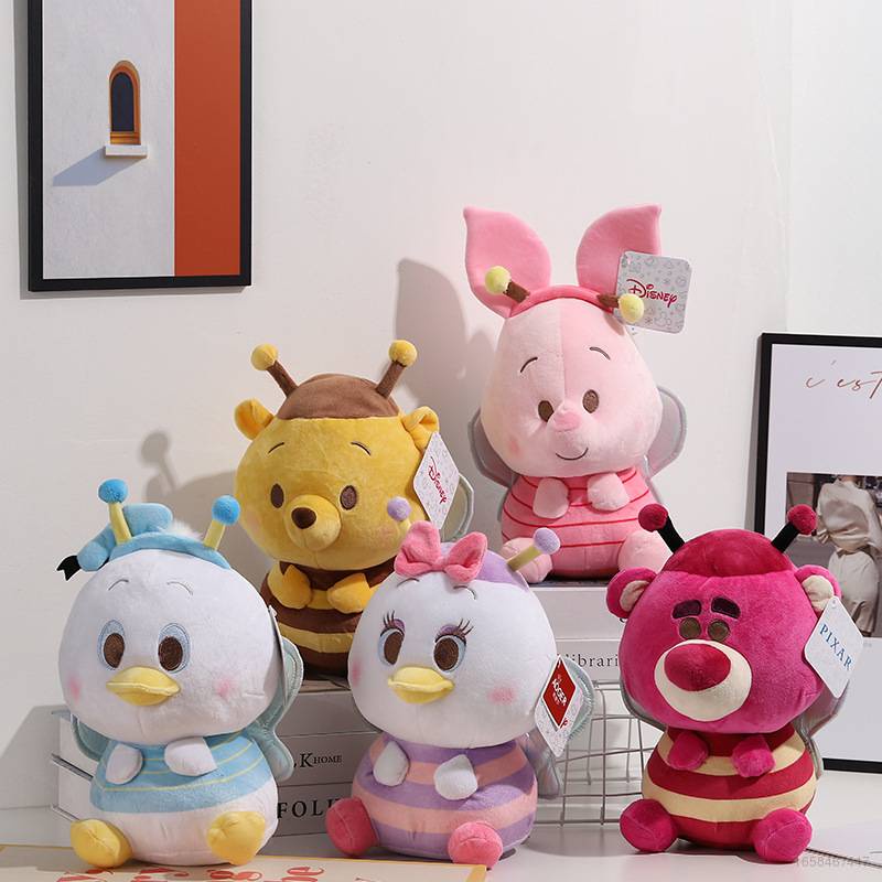 DISNEY Thú Nhồi Bông Hình Chú Ong Donald Daisy Lotso Winnie Piglet Dành Cho Bé