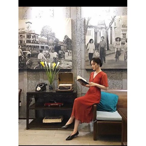 Đầm voan lụa D25