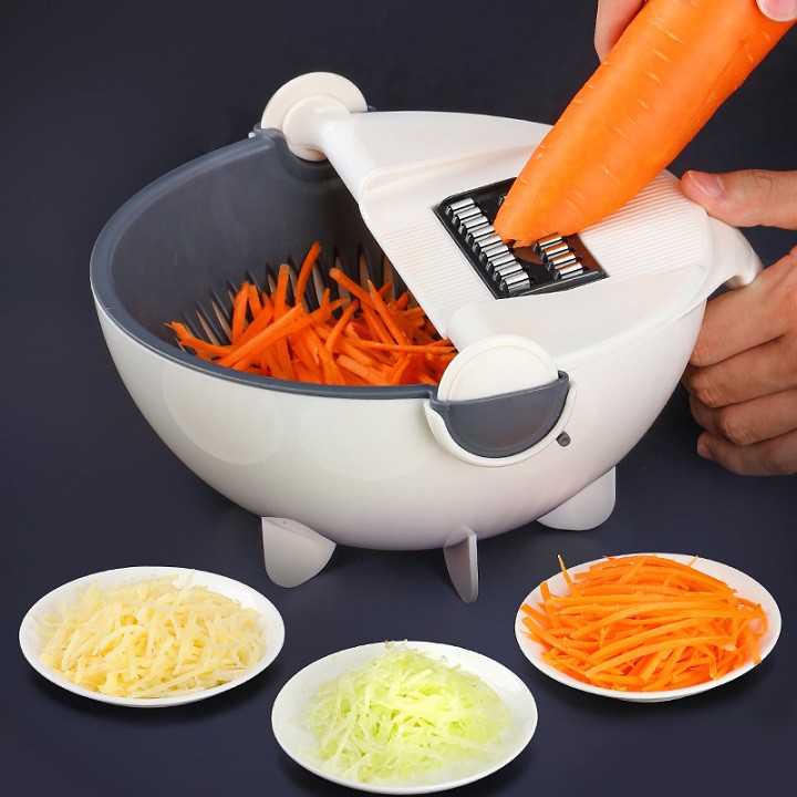 Bồn nạo bào chế biến rau củ quả 9 trong 1