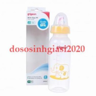 Bình sữa Pigeon PP 120ML và 240ml(cổ viền màu)