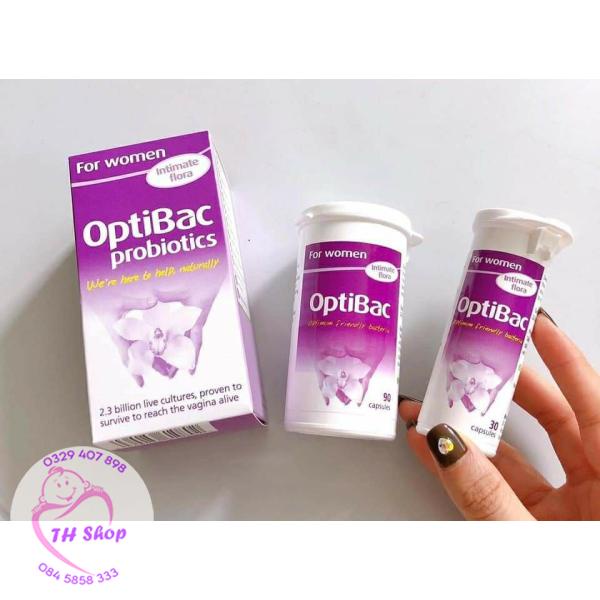 [Mẫu Mới] Optibac tím for women 30v, men phụ khoa phụ nữ, chính hãng Anh cho chị em phụ nữ