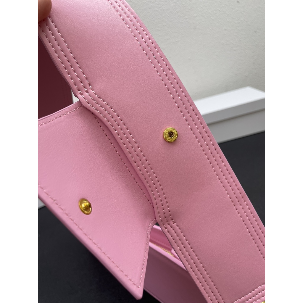 Túi đeo vai nữ da thật thời trang cao cấp Jacquemus phong cách trẻ trung, thời thượng