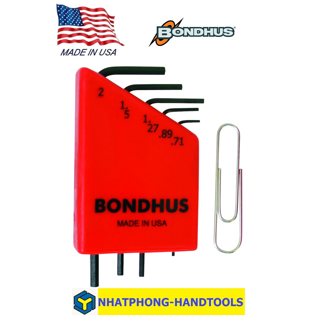 Lục giác Mini hiệu BONDHUS , sản xuất tại Mỹ