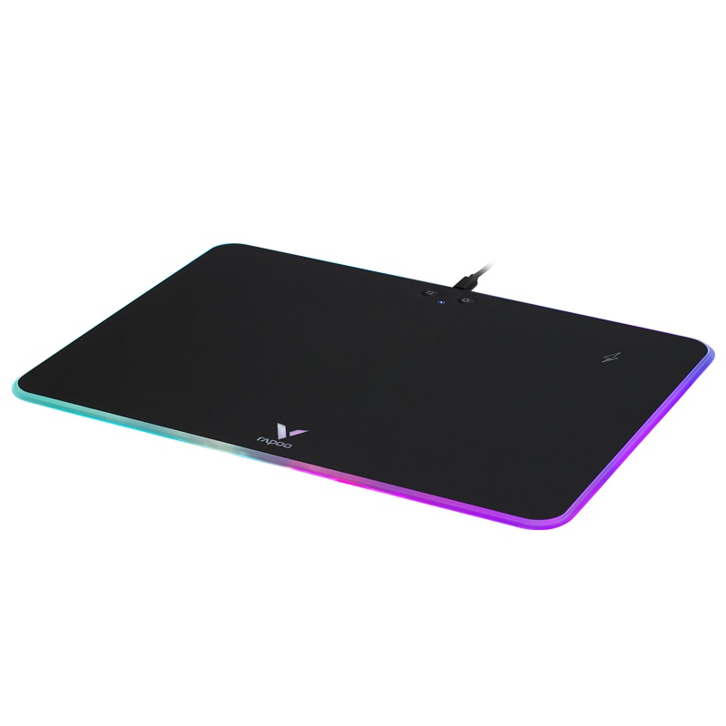 Bàn di chuột Gaming Rapoo V10RGB Wireless Charger có đèn led RGB kiêm sạc không dây