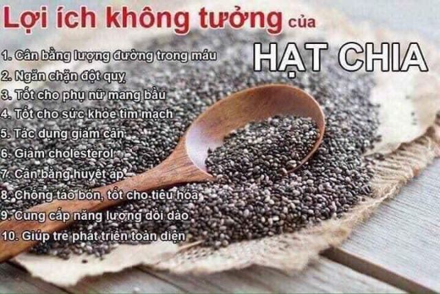 Bịch hạt chia Úc 1kg. Date 2024
