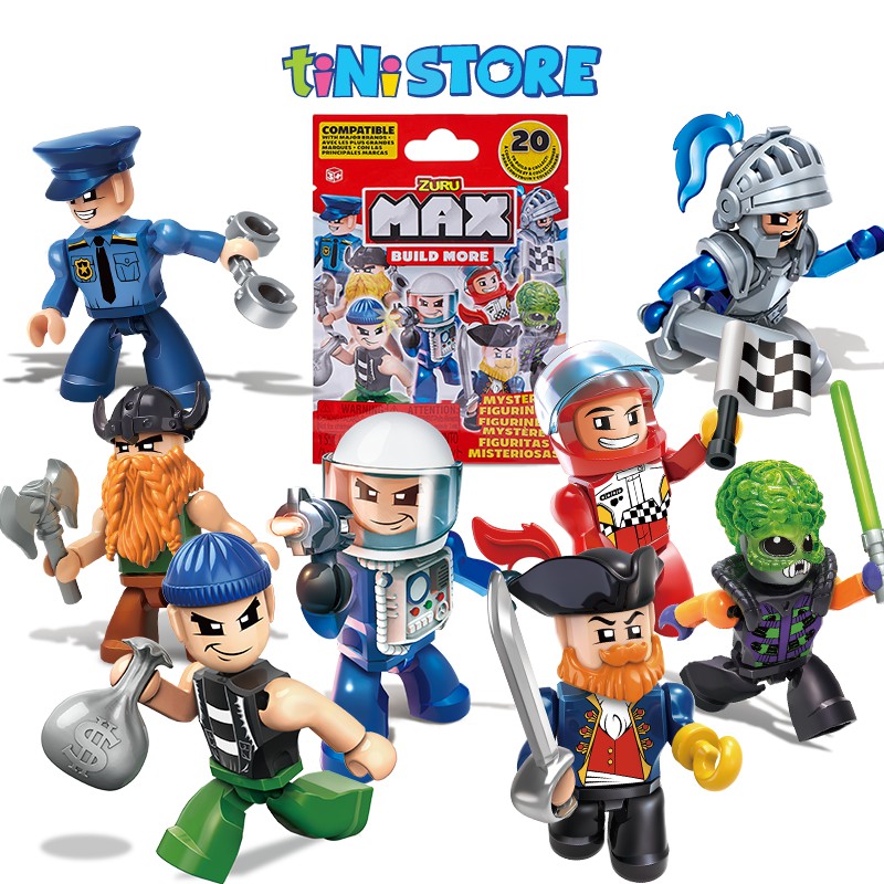 Đồ chơi lắp ráp sáng tạo lego chiến binh dũng mãnh Zuru MAX Builder More 83133