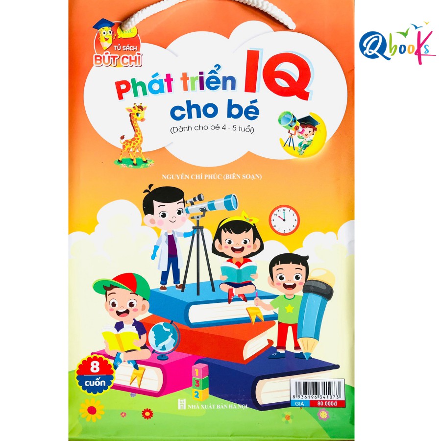 Sách - Phát Triển IQ Cho Bé 4 đến 5 tuổi (Combo 8 quyển)