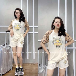 Đồ bộ nữ mặc nhà chất liệu vải thun Cotton 100%