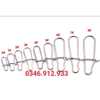 Khóa câu lure snap lure_ bộ 10 chiếc khóa lure snap lure _ chuyên dùng câu lure