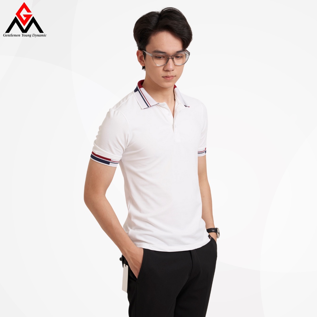 Áo polo nam, thun cổ dệt cao cấp, chất liệu cotton mềm mịn thoáng mát chuẩn form GM Fashion - GMAP006