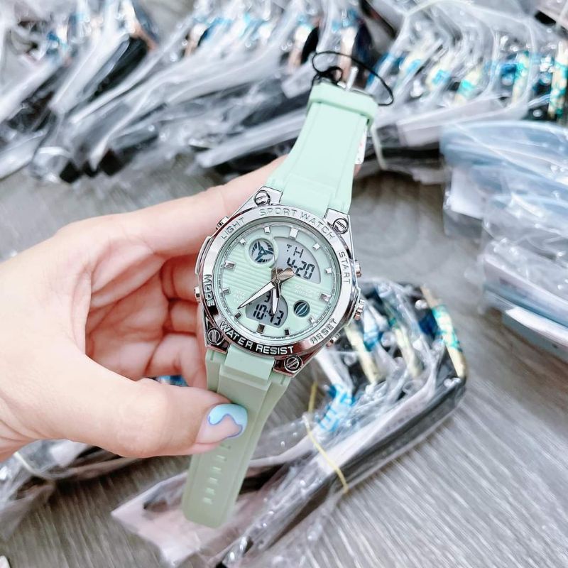 Đồng hồ thể thao nữ có sẵn 3 mầu