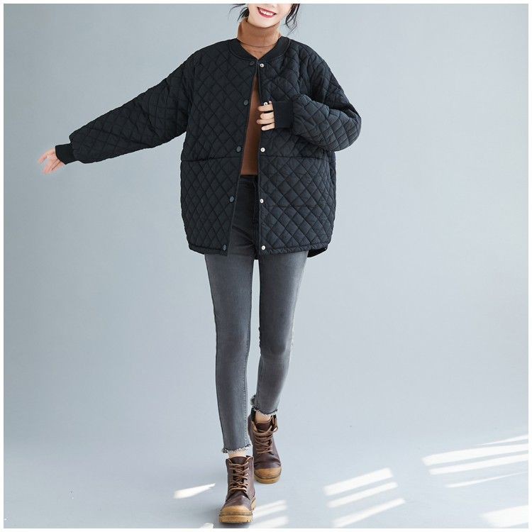 [ORDER] Áo khoác nữ bigsize chần bông dáng bomber trẻ trung (fit 90kg) - Có ảnh thật | BigBuy360 - bigbuy360.vn