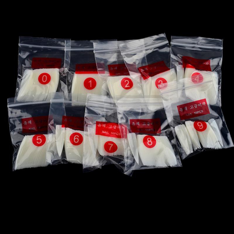 Móng Nối Dài Nhọn (Bịch 500 Cái Từ Size 1-&gt;10)