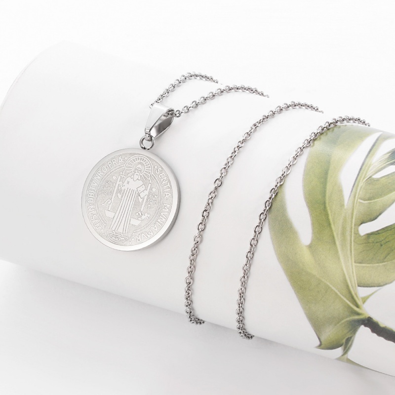 (MớI) Vòng cổ HìNh TháNh Giá BằNg ThéP Không Gỉ